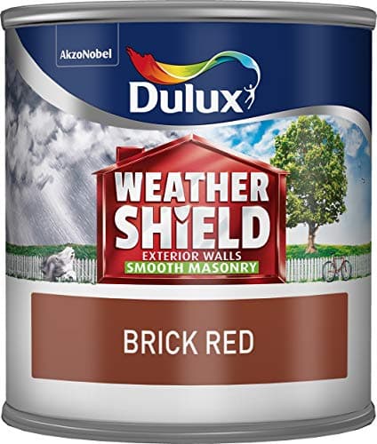 Image of Dulux All Weather Protection Smooth Masonry - 250ml - Brick Red
