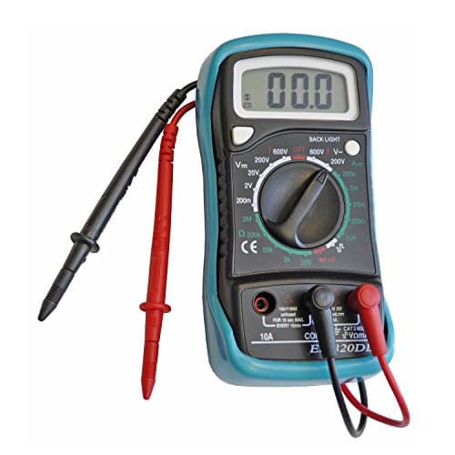 Image of Faithfull DETMULTI Multi-Meter with LCD Display,Blue