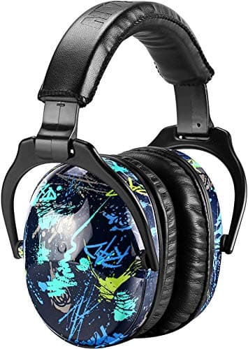 Image of ZOHAN 030 Ear Defenders for Toddler Kids and Young Teens, Upgraded Hearing Protection Muffs for Children Have Sensory issues and Autism, Ideal for Fireworks, Concerts, Sports Events - Grafitti