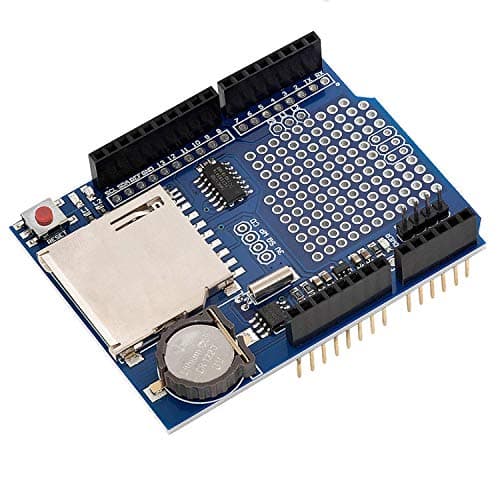 Image of AZDelivery Data Logging Recorder Shield Module with SD Card Interface compatible with Arduino including E-Book!