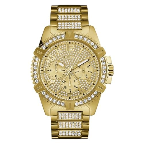 Image of GUESS Women Analog Multifunction Watch with Stainless Steel Strap U0799G2