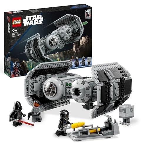 Image of LEGO Star Wars 75347 TIE Bomber Building Toy - Starship Model incl. a Gonk Droid Figure & Darth Vader Minifigure with a Lightsaber - Gift for 9+ Year Old Boys