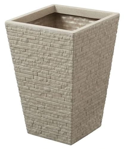 Image of Strata Slate Stone 45cm Tall Planter (1)