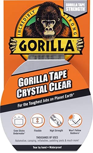 Image of Gorilla Tape Crystal Clear 8.2m