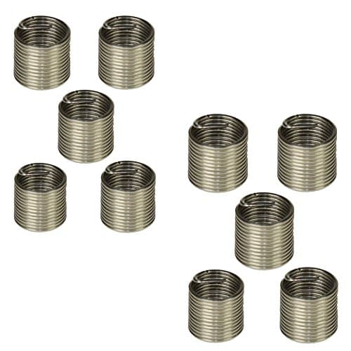 Image of AB Tools Helicoil Type Thread Repair Inserts 3/8 BSC x 1.5D 10pc Wire Thread Insert