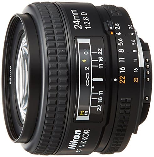 Image of Nikon AF Nikkor 24mm F/2.8 D Wide Angle Prime Lens with Macro Correction, Multi-element Construction, Compatible with Micro Four Thirds Mount