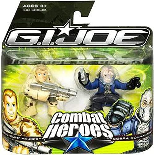 Image of G.I. Joe The Rise of Cobra Combat Heroes 2-Pack - Duke & Cobra Commander