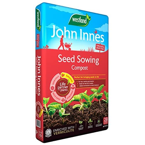 Image of Westland John Innes Seed Sowing Compost 28L Bag - Peat Free Potting Mix for Outdoor & Indoor Plants, Vegetables, Seedlings. Enriched With Vermiculite