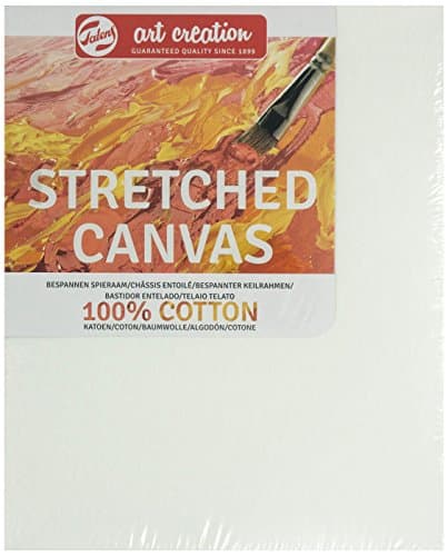 Image of Talens Art Creation Stretched Cotton Canvas, 50 cm x 70 cm,White