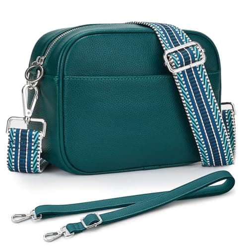 Image of KALIDI Crossbody Bag Women Shoulder Bag with Adjustable Wide Strap and Narrow Strap Multiple Pockets Stylish Handbags