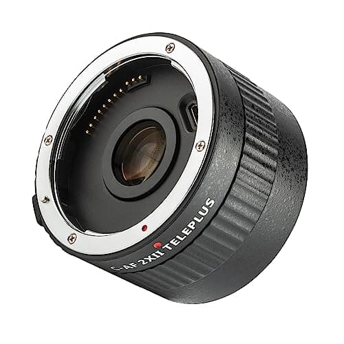 Image of VILTROX C-AF 2XII Teleplus Auto Focus 2x Teleconverter Lens Extender Adapter for Canon EF Mount Telephoto Lens 135mm,200mm,400mm,600mm,70-200mm,100-400mm and DSLR Camera 5DII 6D 7D 80D 90D