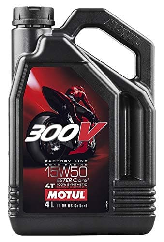 Image of Motul 300V Factory Line Road Racing Engine Oil 4T 15W50 100% Synthetic 4L
