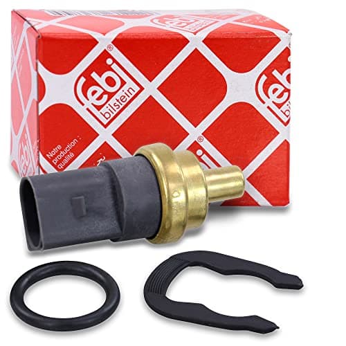 Image of febi bilstein 29318 Coolant Temperature Sensor with seal and retaining spring, pack of one