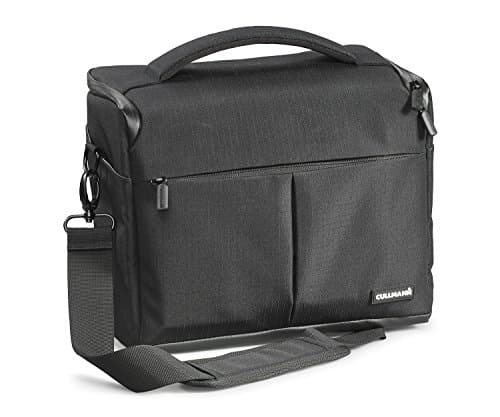 Image of CULLMANN - 90400 - Malaga Maxima 200 Camera bag with large pocket opening, black - Inside dimensions: 230x180x130mm - Suitable for: one medium DSLR kit - Material: 450D Rip-Stop Polyester