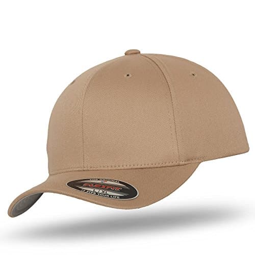 Image of Flexfit Original Baseball Cap, Wooly Combed in Bundle with UD Skull Bandana in Many Colours - Beige - Medium