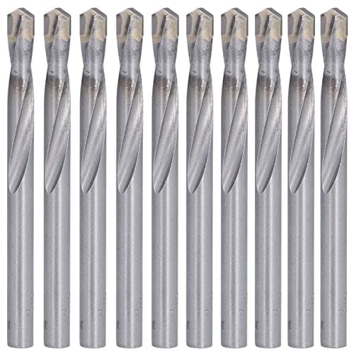 Image of 10Pcs 7mm Carbide Drill Bit, Tungsten Steel Straight Shank Twist Drill Bits for Stainless Steel Alloy Metal Plastic Wood