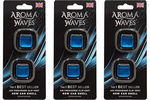 Image of Aroma Waves Fresh New Car Air Freshener Clip-on Car Vent Grill Twin Pack (3)