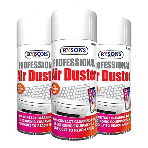 Image of Air Duster Can Multi Purpose Spray Gun Invertible Compressed Gas Non-Contact Cleaner Portable Power Cleaner for Electronic Equipment & Difficult to Reach Areas-200 ml