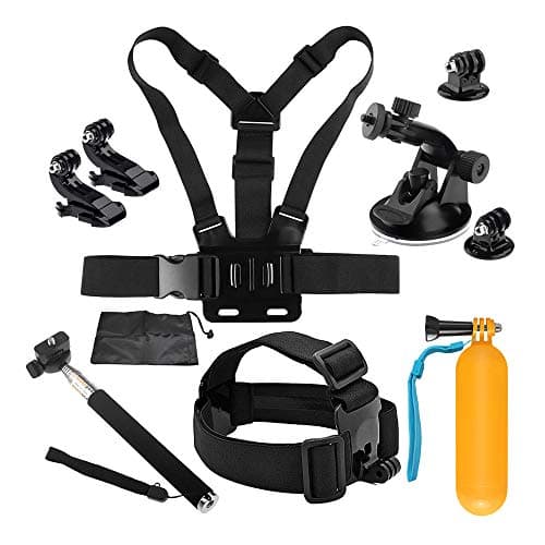 Image of D&F 10-in-1 Outdoor Action Camera Accessories Kit for Gopro DJI OSMO Action Cam Crosstour AKASO Campark and other Action Camera