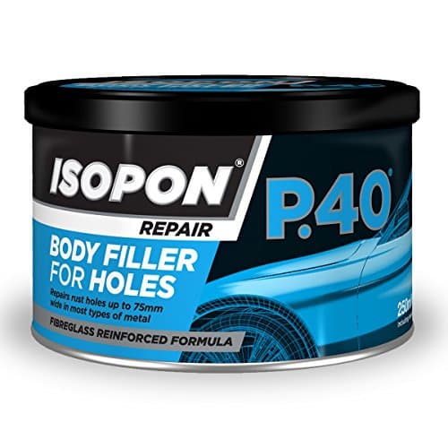 Image of Reinforced Glass Fibre Bridging Compound Tin U-Pol 250ml P40
