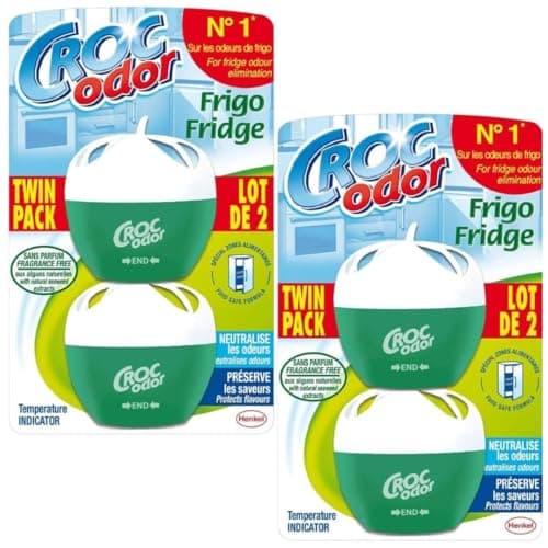 Image of Fridge Deodoriser Croc Odor 2 x 2 pack | 4 x 33g Fridge Odour eliminator