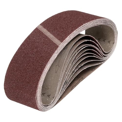 Image of sourcing map 100mm x 1220mm Sanding Belts, 3 Pcs 36 Grit Aluminum Oxide Abrasive Belt Sander File Belt for Woodworking, Metal Polishing, Knife Sharpener