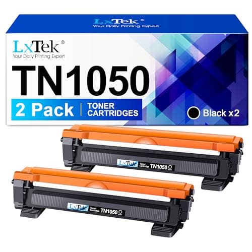 Image of TN1050 Toner Cartridge Compatible with Brother TN-1050 TN1050 for DCP-1510 DCP-1610W DCP-1612W DCP-1512 MFC-1910W MFC-1810 HL-1212W HL-1210W HL-1210W -11122 (Black, 2 Pack)