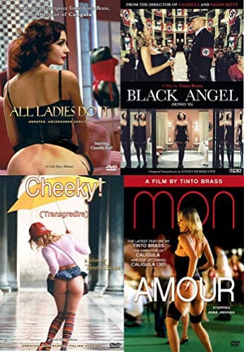Image of Tinto Brass Collection 4-DVD Bundle - All Ladies Do It, Monamour, Cheeky (Unrated Italian Version), & Black Angel 4-Movie Italian Classic Erotica