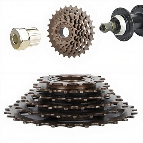 Image of Bnineteenteam Bicycle freewheel, 6-speed, 14T-28T, bicycle cassette sprocket replacement accessories