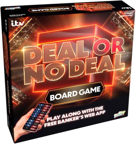 Image of Deal or No Deal Official Board Game | Open the Boxes, Face the Banker, Beat the Odds | Family Strategy Party Game Based on the Hit TV Show | 2+ Players