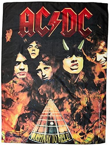 Image of AC/DC Highway to Hell/Flames Poster Flag
