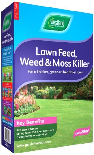 Image of Westland 80M2 Lawn Feed Weed and Moss Killer