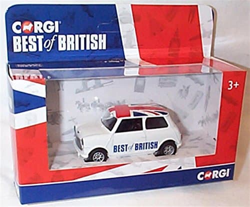 Image of Corgi best of british white mini cooper car diecast model