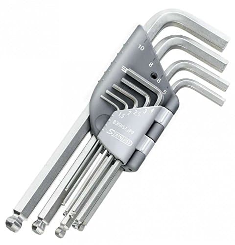 Image of Facom Stainless Steel Allen Key Set 9 Piece [Pack of 1 83SHST. JP9 a