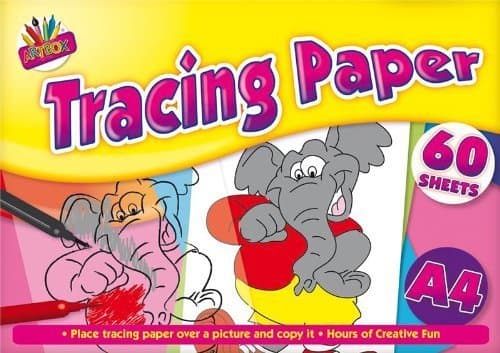 Image of Tracing Paper Pad A4 60 Sheets, Pack of 12