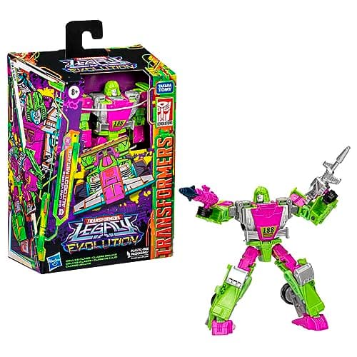 Image of Hasbro Transformers Generations Legacy Evolution Deluxe Class action figurine G2 Universe Autobot Mirage 14 cm, Black, (F7513)