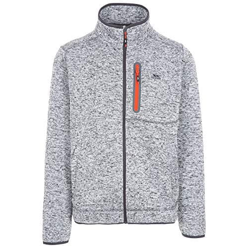 Image of Trespass BINGHAM Mens Fleece Jacket - Grey Marl, XL