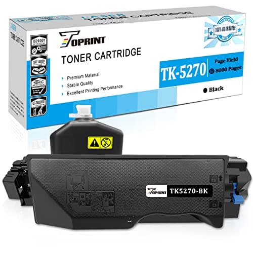 Image of TOPRINT Compatible Toner Cartridge TK5270 TK 5270 TK-5270 Black 8000 Pages for Kyocera ECOSYS M6230cidn M6230cidnt P6230cdn M6630cidn Printers
