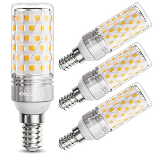 Image of DiCUNO E14 LED Bulb 10W, E14 Small Edison Screw Light Bulbs, Warm White 2700K, 130W Incandescent Equivalent, 1350LM Non-Dimmable, 230V, SES Corn Light for Home Lighting, Pack of 4