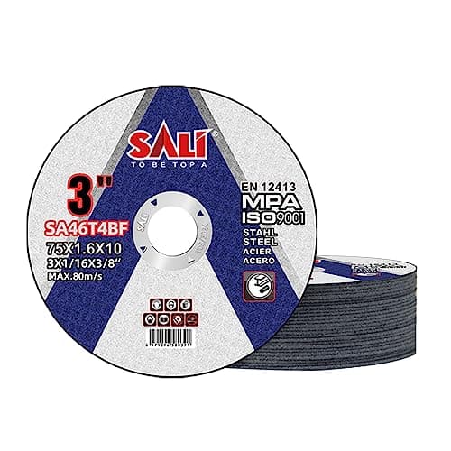 Image of SALI 20 Pack Cut Off Wheels 75mm（3"） General Purpose Metal Cutting Wheel for 75mm Angle Grinders and Die Grinders- Cutting Disc Aggressive Cutting 75 x 1.6 x 10 Operating Up to 25000 RPM and 80 M/S