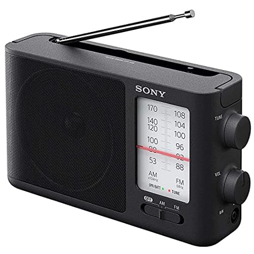 Image of Sony ICF506 Analog Tuning Portable FM/AM Radio with Battery/AC Power