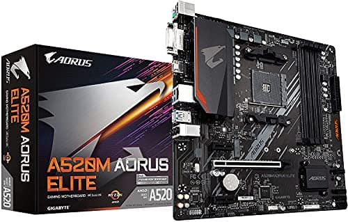 Image of Gigabyte Aorus A520M AORUS ELITE (Socket AM4/A520/DDR4/S-ATA 600/Micro ATX)