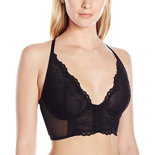 Image of Gossard Superboost Lace Non Padded Deep V Bralet Black 32F