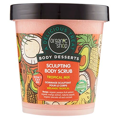 Image of Organic Shop Body Desserts Tropical Mix Sculpting Body Scrub, 450 ml