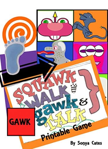 Image of Squawk Walk Gawk and Talk Printable Game