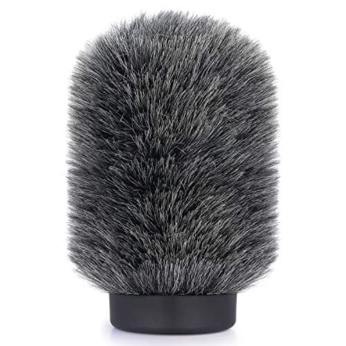 Image of YOUSHARES Wind Muff for Rode NTG4, Audio-Technica AT875R Shotgun Microphones, Windscreen Up to 4.7" Long