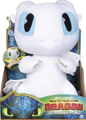 Image of DreamWorks Dragons, Squeeze & Growl 10-inch Plush Dragon with Sounds, for Kids Aged 4 and Up (Styles Vary)