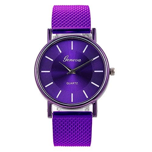 Image of Women Watched High End Quartz Watch Distinguished Glass Blue Women's Watch (E, One Size)