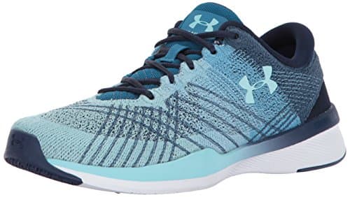 Image of Under Armour Men's Women's Threadborne Push TR Sneaker, Midnight Navy (410)/Bayou Blue, 7 UK