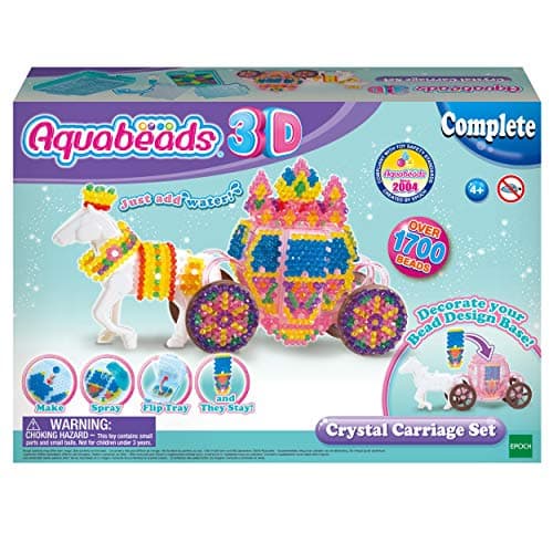 Image of Aquabeads 3D Crystal Carriage Set, Art & Craft bead kit 31363